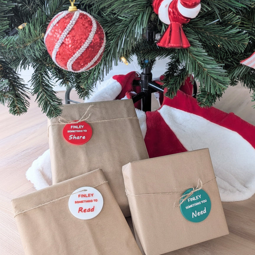 Something you want, need, share, read, do gift tags