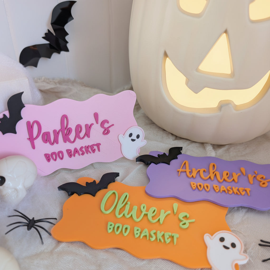 Boo basket sign