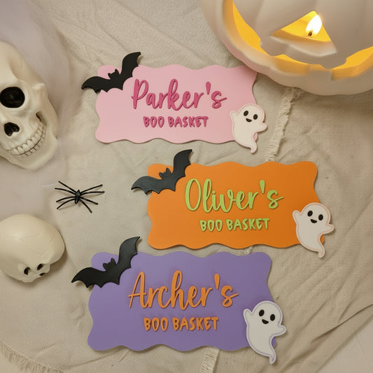 Boo basket sign