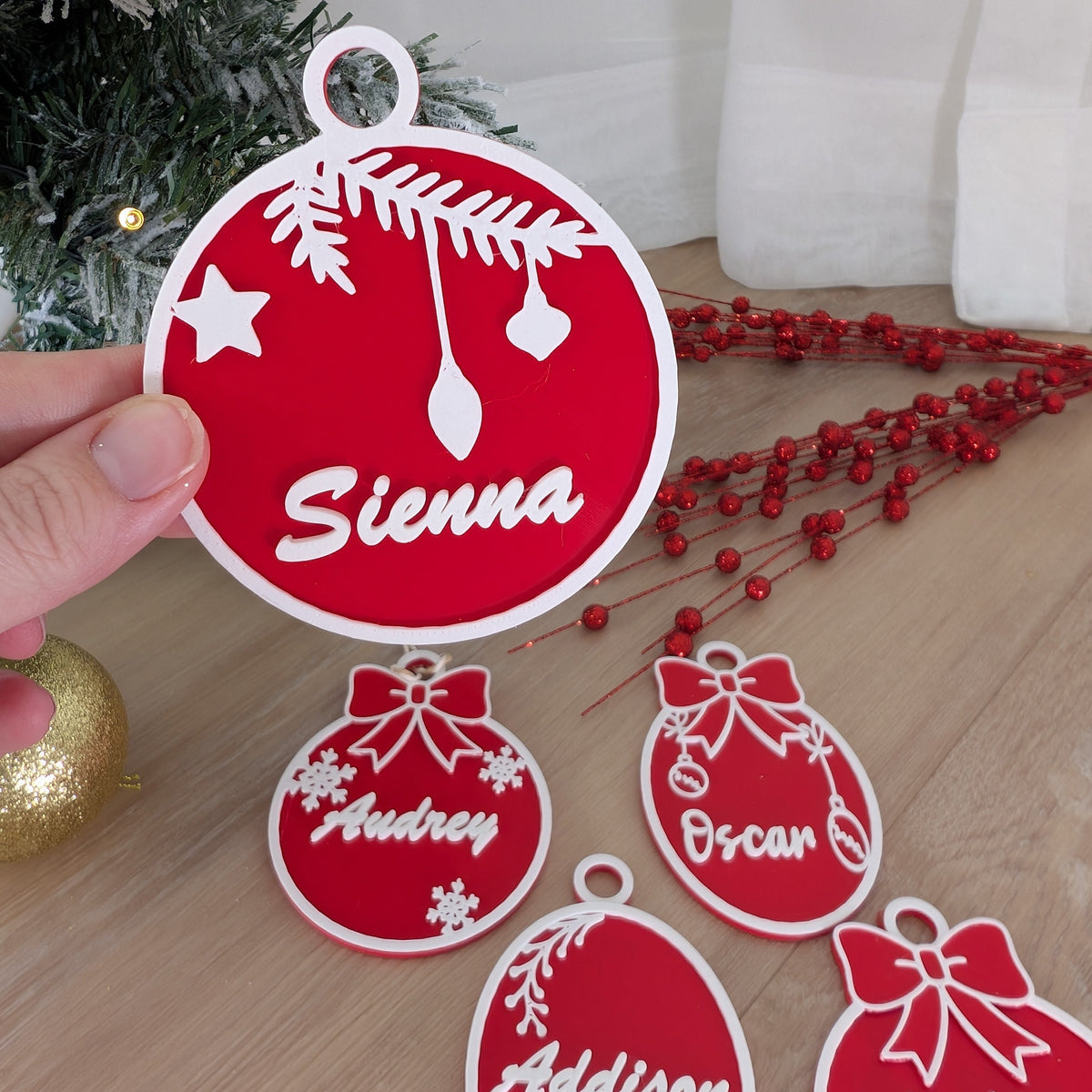 Personalised Christmas Bauble Ornaments