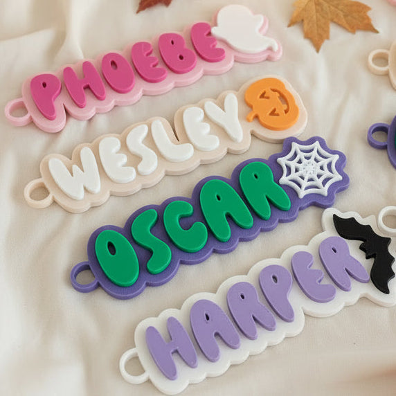 halloween themed name tags