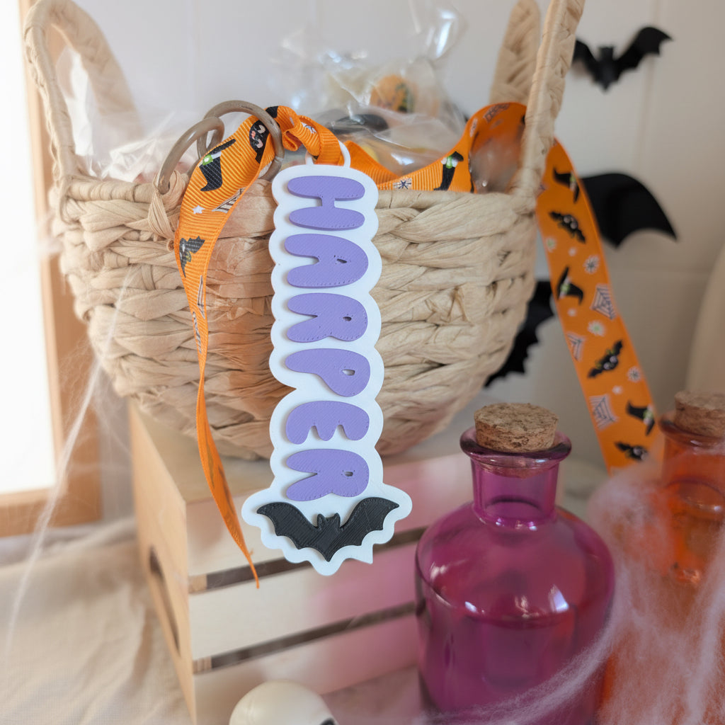 Spooky name tags